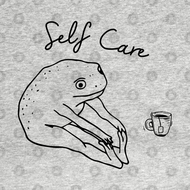 Self Care Frog by susanne.haewss@googlemail.com